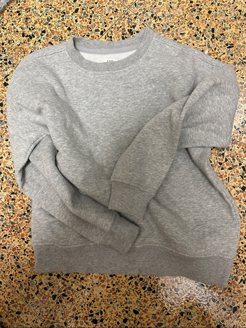 GAP Kids Heather Gray Crewneck Sweatshirt